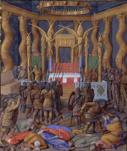 Pompey in the Temple of Jerusalem, by Jean Fouquet